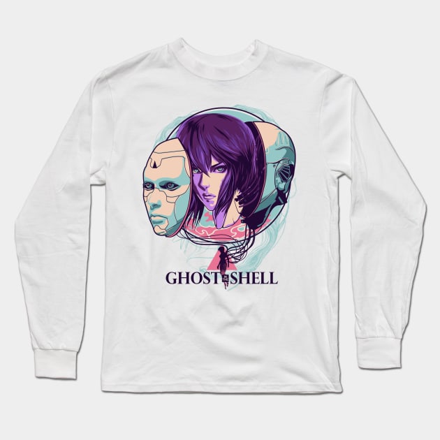 Ghost in the Shell Long Sleeve T-Shirt by Heymoonly
